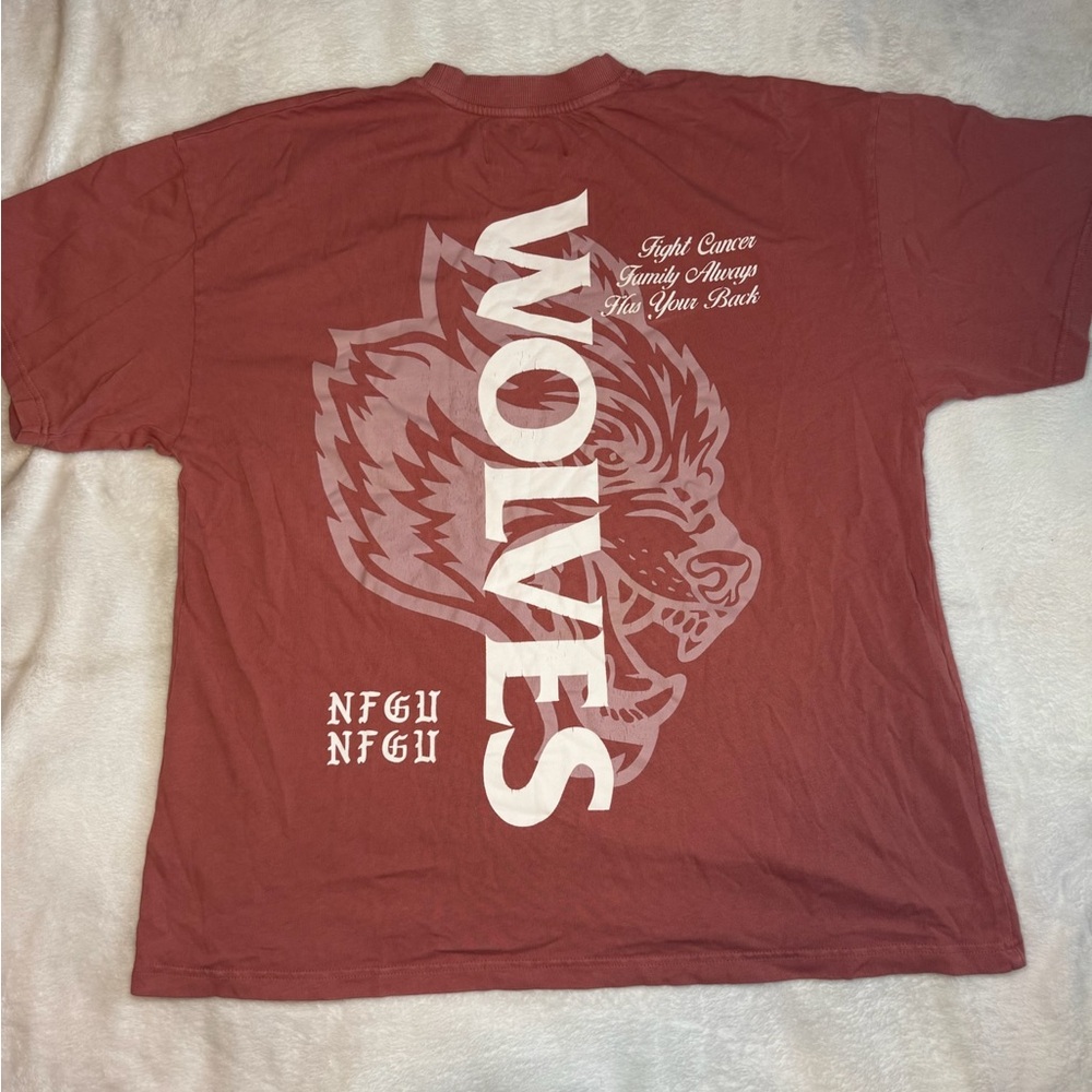 Darc Sport Wolves Graphic Tee - Rust Red